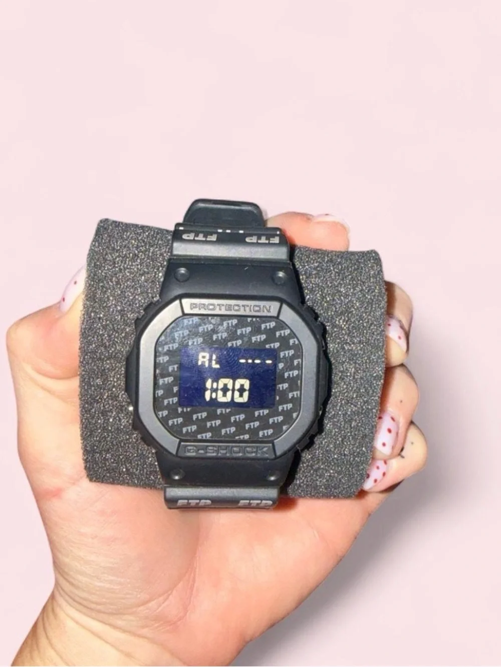 FTP x GSHOCK digital watch collab